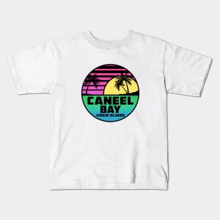 Caneel Bay Virgin Islands Saint John Tropical Beach Surfing Scuba Surf  Vacation Kids T-Shirt